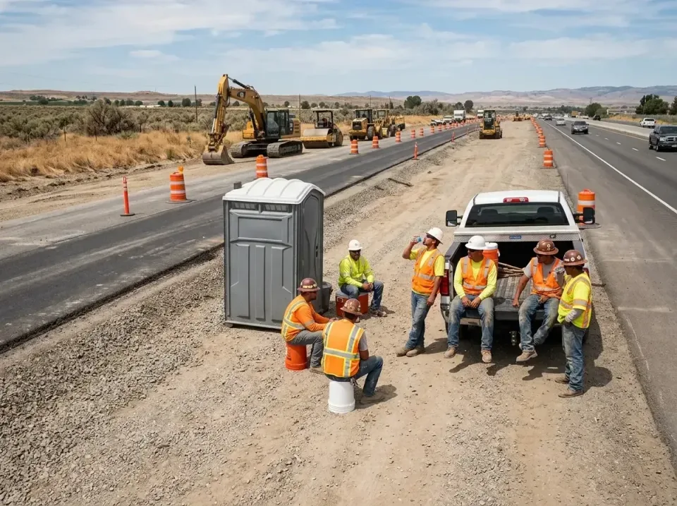 highway-road-construction-crew-007 — frequently asked questions, Porta Potty and Restroom Rentals in Country Club, CA